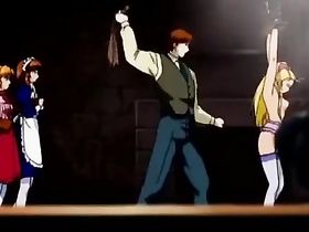 Богачи со служанками анимашками устраивают жесткую групповуху